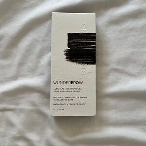 Wunderbrow Long-Lasting Brow Gel + Dual Precision Brush - Jet Black 🖤
